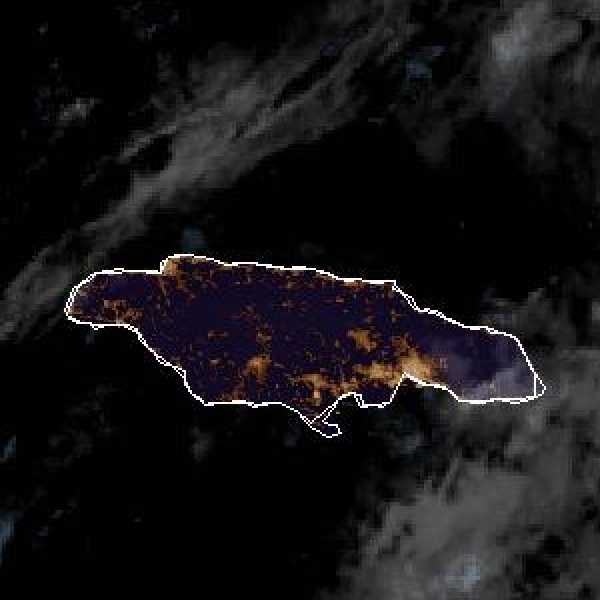 météo tropicale : Image satellite .