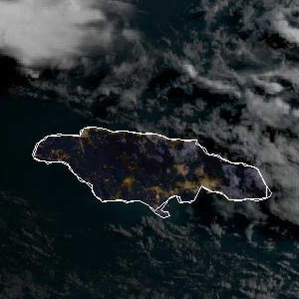 météo tropicale : Image satellite .
