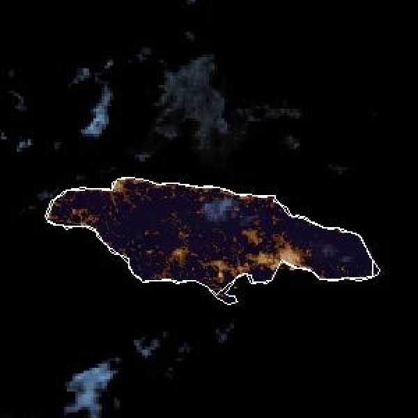 météo tropicale : Image satellite .