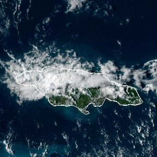 météo tropicale : Image satellite .