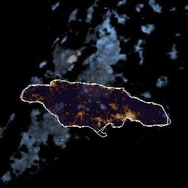météo tropicale : Image satellite .