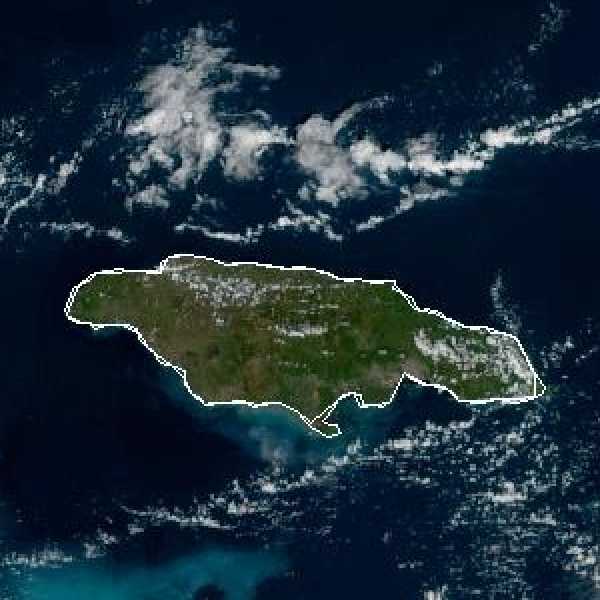 météo tropicale : Image satellite .