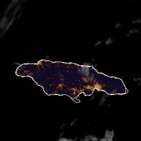 météo tropicale : Image satellite .
