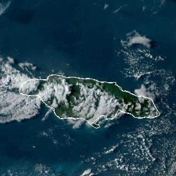 météo tropicale : Image satellite .