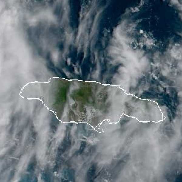 météo tropicale : Image satellite .