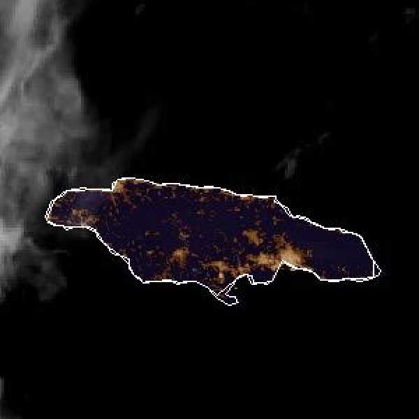 météo tropicale : Image satellite .