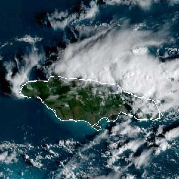 météo tropicale : Image satellite .
