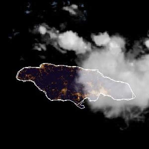 météo tropicale : Image satellite .