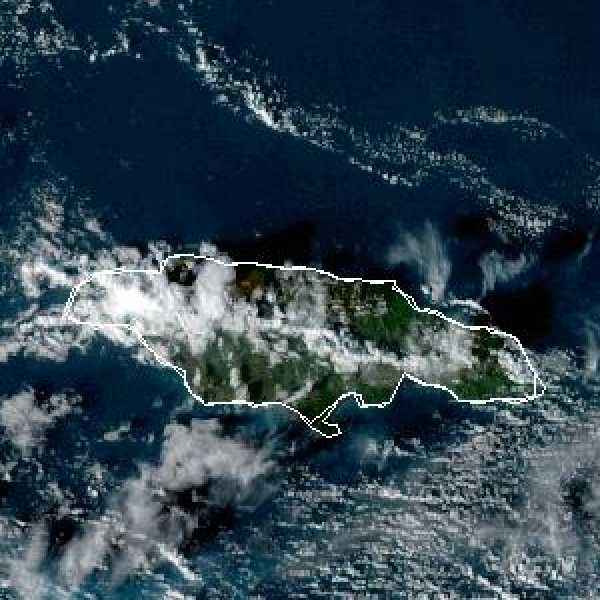 météo tropicale : Image satellite .