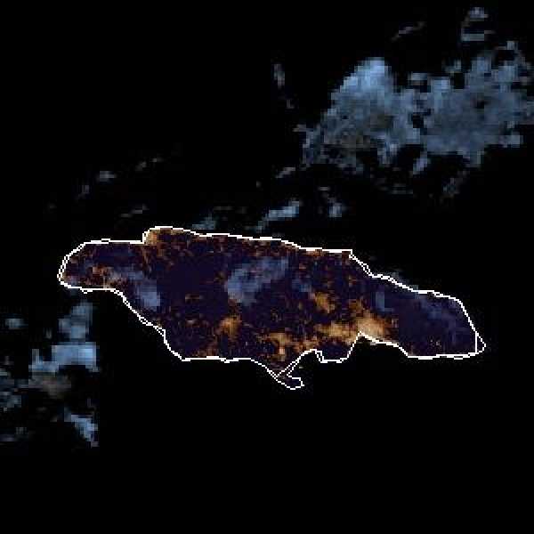météo tropicale : Image satellite .