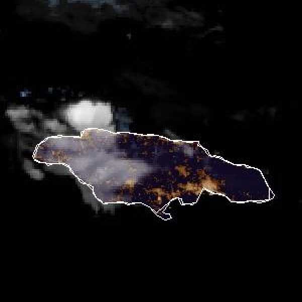 météo tropicale : Image satellite .