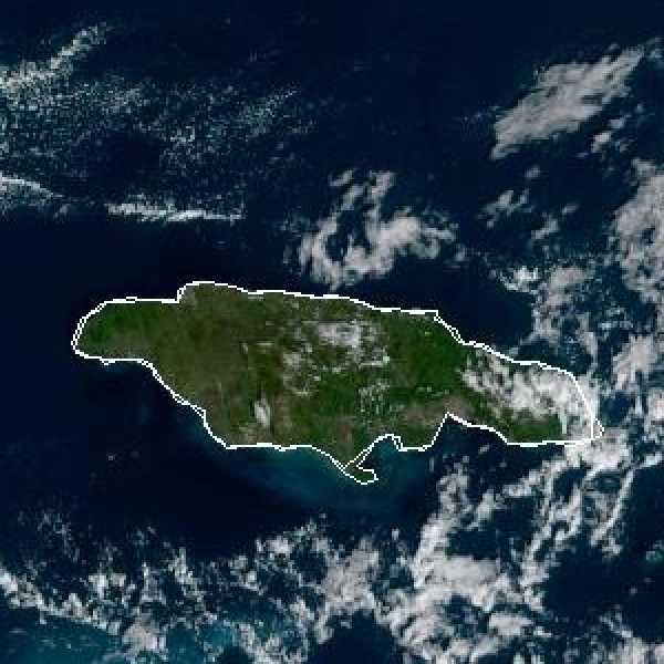 météo tropicale : Image satellite .