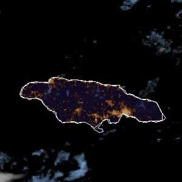 météo tropicale : Image satellite .