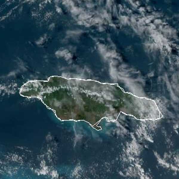 météo tropicale : Image satellite .