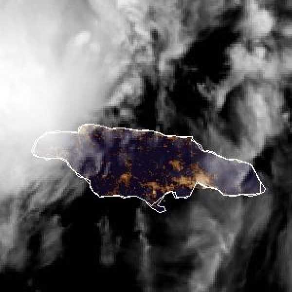 météo tropicale : Image satellite .