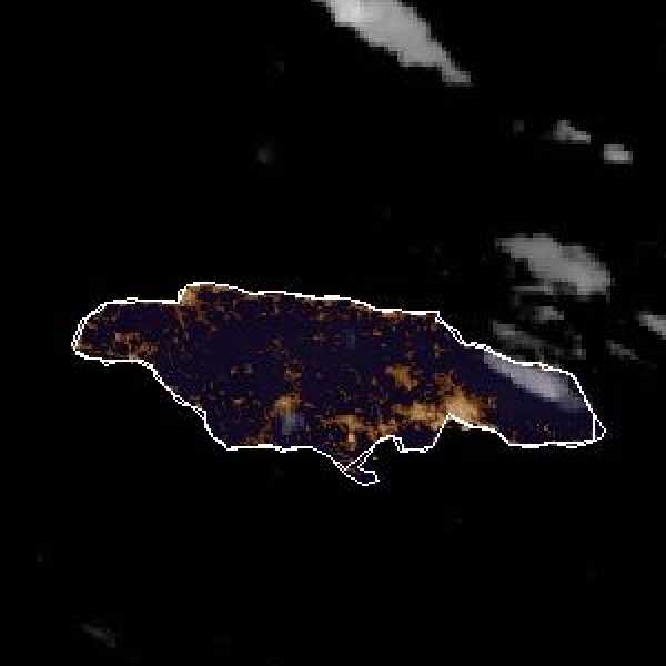 météo tropicale : Image satellite .