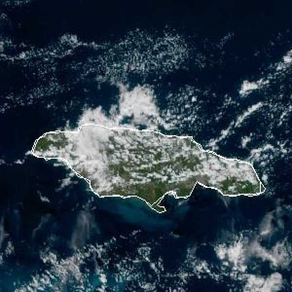 météo tropicale : Image satellite .