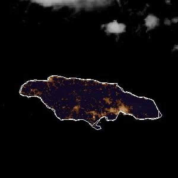 météo tropicale : Image satellite .