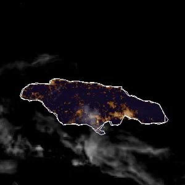 météo tropicale : Image satellite .
