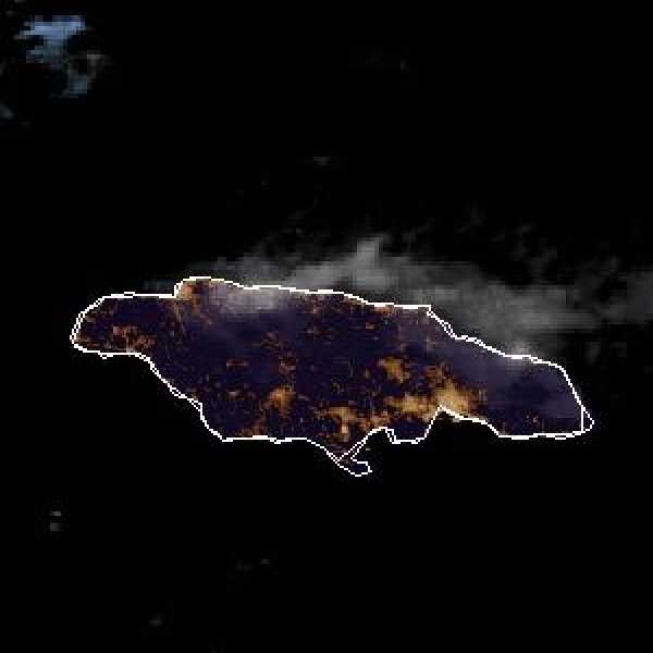 météo tropicale : Image satellite .