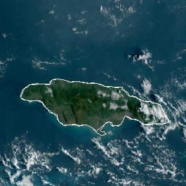 météo tropicale : Image satellite .