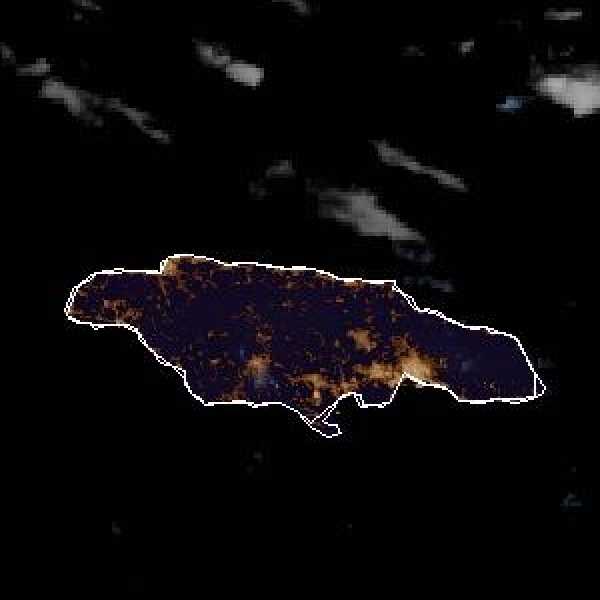 météo tropicale : Image satellite .