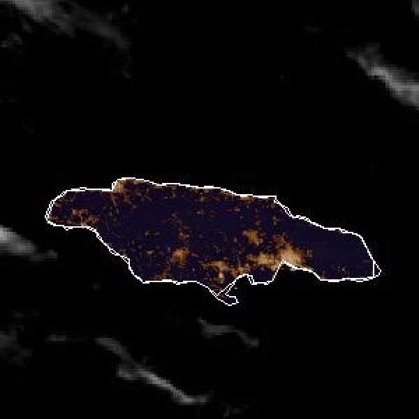 météo tropicale : Image satellite .