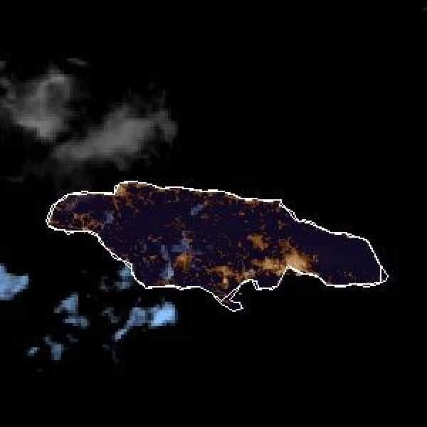météo tropicale : Image satellite .