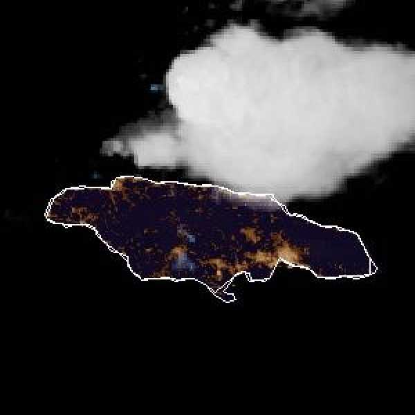 météo tropicale : Image satellite .