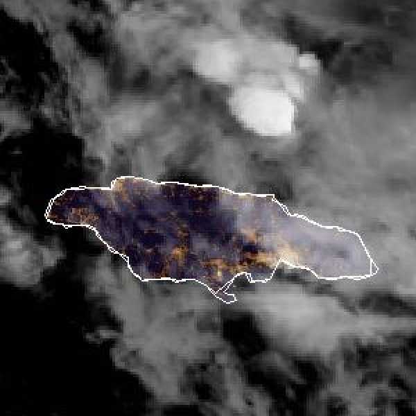 météo tropicale : Image satellite .