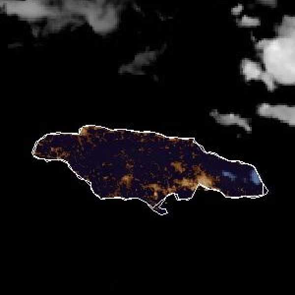 météo tropicale : Image satellite .
