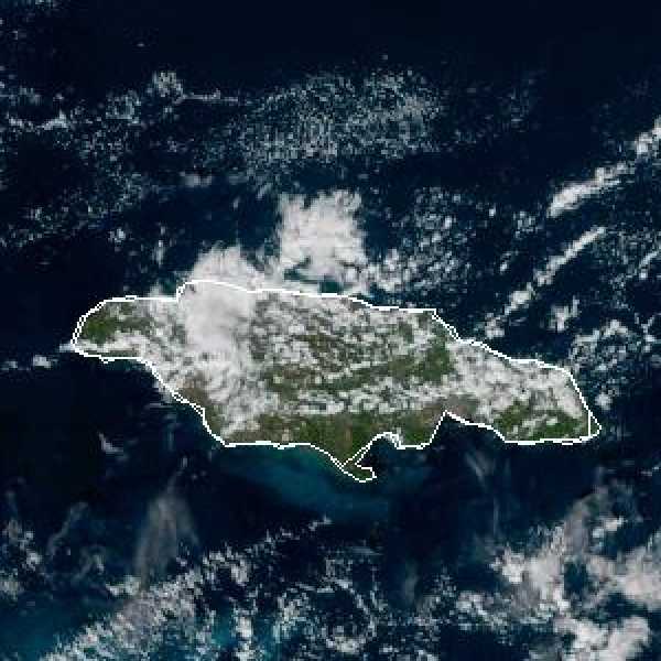 météo tropicale : Image satellite .