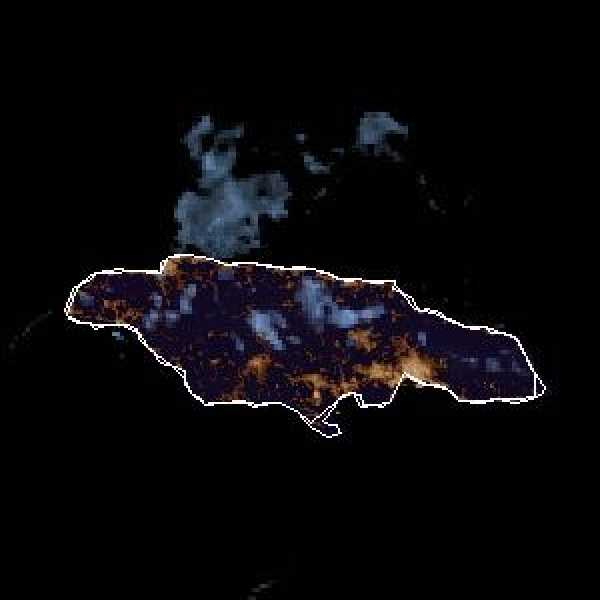 météo tropicale : Image satellite .