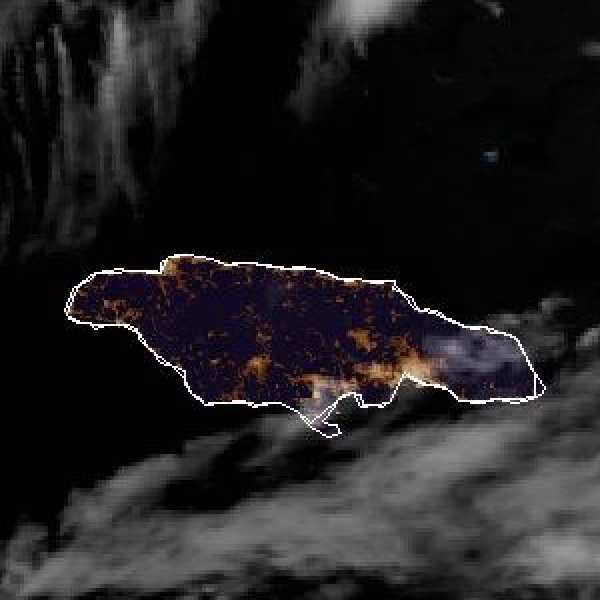 météo tropicale : Image satellite .