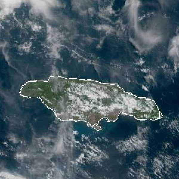 météo tropicale : Image satellite .