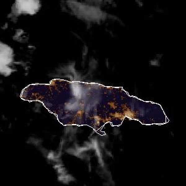 météo tropicale : Image satellite .