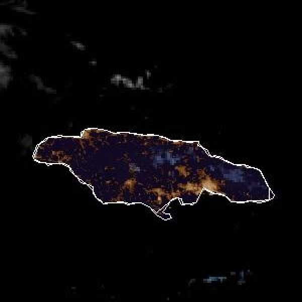 météo tropicale : Image satellite .