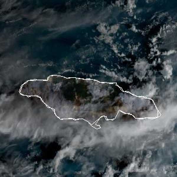 météo tropicale : Image satellite .