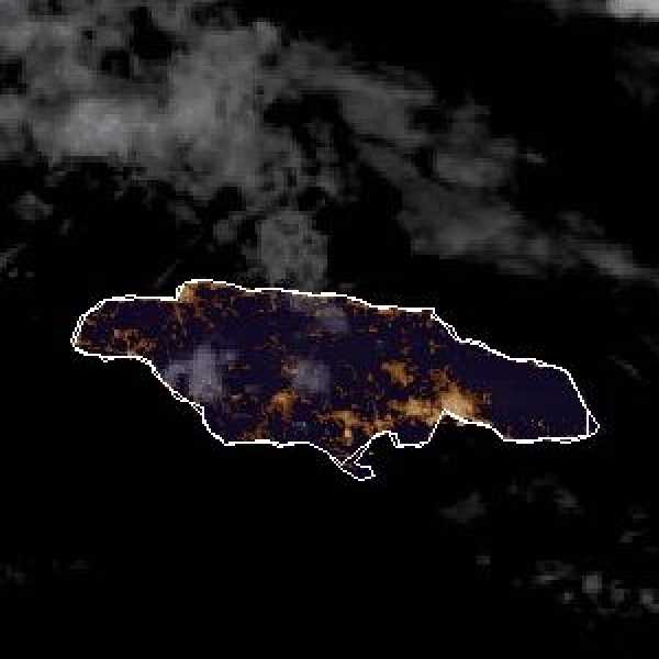 météo tropicale : Image satellite .