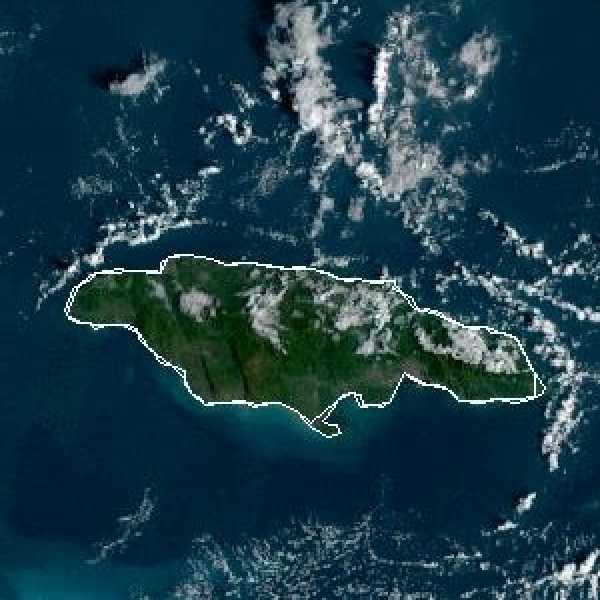 météo tropicale : Image satellite .