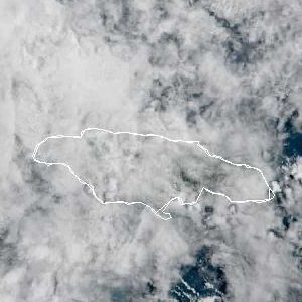 météo tropicale : Image satellite .