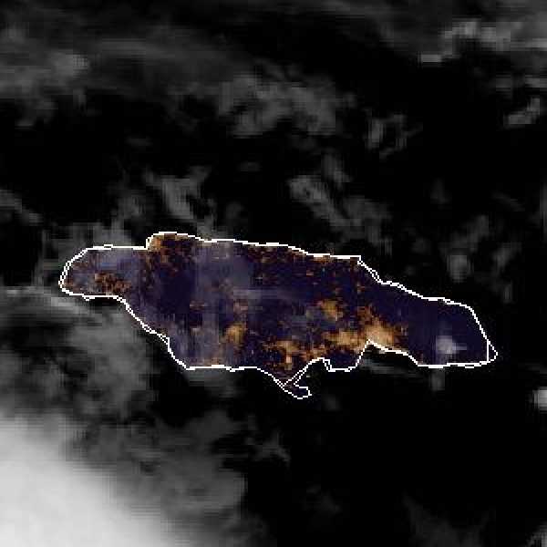 météo tropicale : Image satellite .