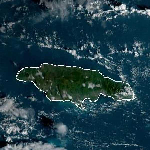 météo tropicale : Image satellite .