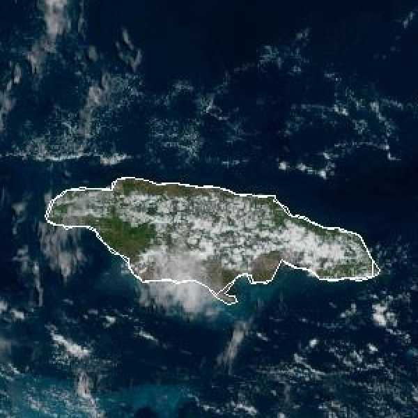 météo tropicale : Image satellite .
