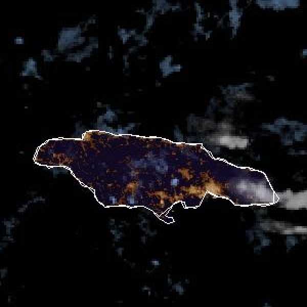 météo tropicale : Image satellite .