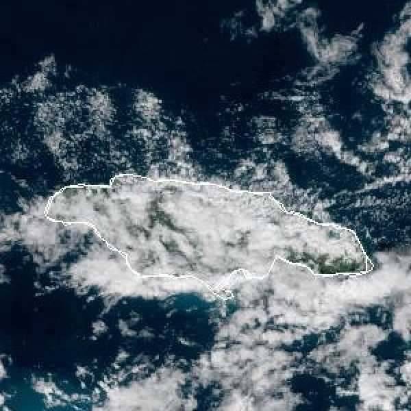 météo tropicale : Image satellite .