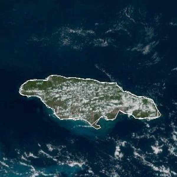 météo tropicale : Image satellite .