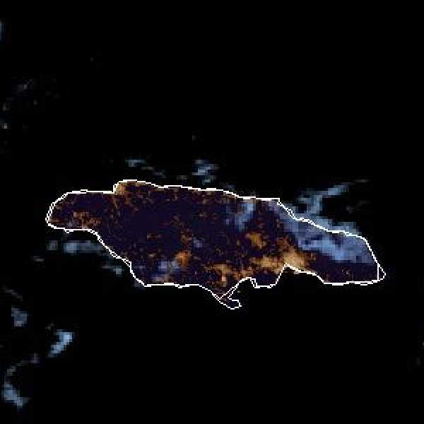 météo tropicale : Image satellite .