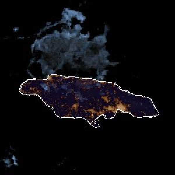 météo tropicale : Image satellite .