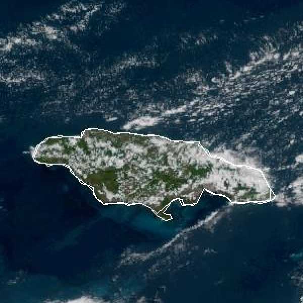 météo tropicale : Image satellite .